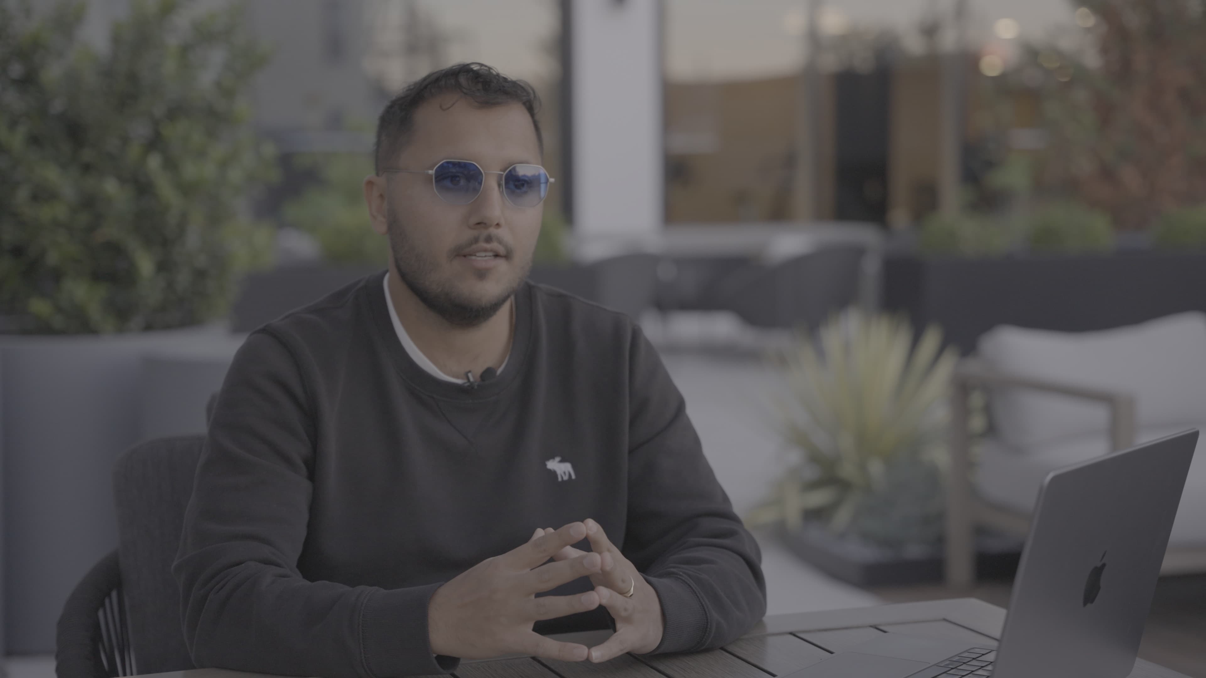 Before Second LOG to COLORED color grading transformation showcasing the grading process