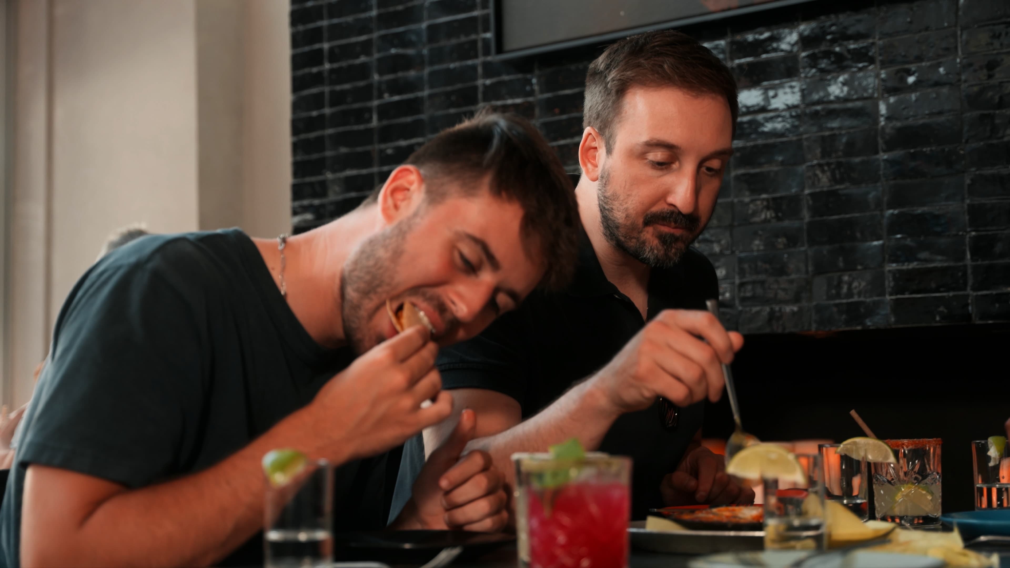 Commercial video production for hospitality brand with professional culinary cinematography and lighting